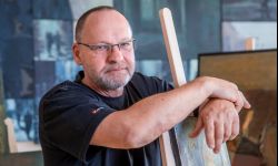 Antoni Nikiel, jego błękity i melodie w galerii Pastuła