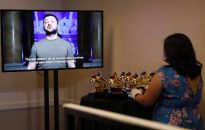 USA: Zełenski apeluje podczas ceremonii Grammy Awards o wsparcie dla Ukrainy