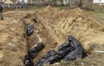 Rzeczniczka praw człowieka: w masowym grobie przy cerkwi w Buczy może być pochowanych od 150 do 300 osób