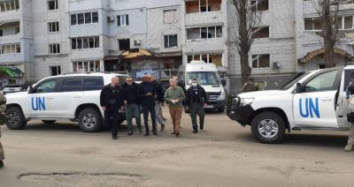 Sekretarz generalny ONZ Guterres w Borodziance: wyobrażam sobie moje wnuczki, które uciekają stąd w popłochu