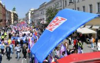 Lewica i OPZZ przeszli przez stolicę w pochodzie pod hasłem 