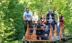 Cesarską linią kolejową drezynami przez Bieszczady