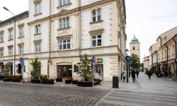 Na Słowackiego w Rzeszowie pojawiły się ławki i zieleń