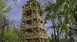 Okolice Dukli. Wieża widokowa na Cergowej