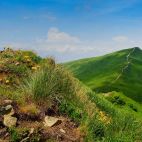 Bieszczady - patrząc ze szczytu Kremenaros 