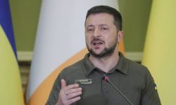 Prezydent Ukrainy: terrorystyczne działania przeciwnika można powstrzymać tylko silną bronią