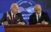 Premier Lapid po spotkaniu z prezydentem Bidenem: nie dopuścimy, by Iran miał broń jądrową, nawet za cenę użycia siły