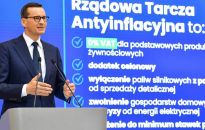 Rząd przyjął projekt ustawy, przedłużającej działanie tarczy antyinflacyjnej do końca roku