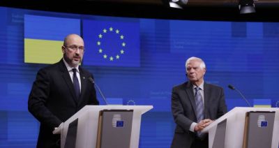 Ukraiński premier apeluje w Brukseli do państw Unii o więcej nowoczesnego uzbrojenia