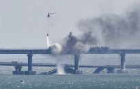 Ukrainska Pravda: przywrócono ruch pociągów i samochodów na Moście Krymskim