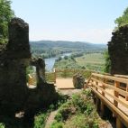 Góra Sobień i ruiny zamku, w którym gościł król Jagiełło