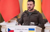 Prezydent Zełenski: mamy nadzieję, że partnerzy uspokoją retorykę Rosji ws. inicjatywy zbożowej