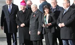 Prezes PiS uczestniczył w otwarciu tunelu im. Marii i Lecha Kaczyńskich