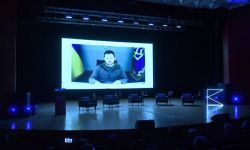 Prezydent Ukrainy Zełenski podczas konferencji w Kownie: pomagając Ukrainie, Europa walczy o swoją tożsamość 