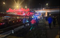 Rzeszowianie na trasie przejazdu TBM. Maszyna dotarła do Babicy