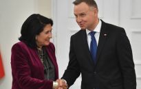 Andrzej Duda po spotkaniu z prezydent Gruzji: mamy pełną świadomość, że trzeba stać twardo w obronie Ukrainy