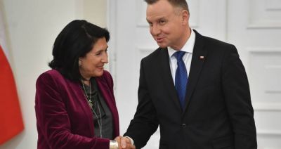 Andrzej Duda po spotkaniu z prezydent Gruzji: mamy pełną świadomość, że trzeba stać twardo w obronie Ukrainy