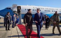 Prezydent Ukrainy Wołodymyr Zełenski przyleciał do Waszyngtonu