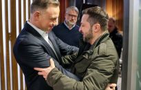 Prezydent Zełenski: w drodze z USA spotkałem się z przyjacielem Ukrainy prezydentem Andrzejem Dudą