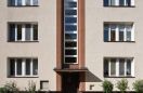 Osiedle mieszkaniowe pracowników Wytworni Silników Samolotowych Nr 2 Państwowych Zakładów Lotniczych - blok mieszkalny przy ul. Bohaterów Westerplatte. Arch. Piotr Czyżewski, arch. Wacław Zouzal. Data 1937-1939. Fot. Paweł Kraus