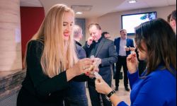 Dziennikarze na opłatku z marszałkiem województwa