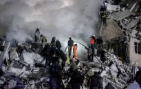 Prezydent Zełenski: musimy powstrzymać rosyjski faszyzm w taki sam sposób, w jaki wolny świat powstrzymał nazizm