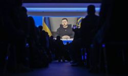 Prezydent Ukrainy Zełenski w Davos: nie bardzo rozumiem, z kim w Rosji można prowadzić rozmowy