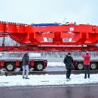 Na Podkarpaciu ostatni konwój z elementami maszyny TBM