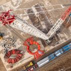 Składają maszynę TBM. Gigant wydrąży tunel w Babicy