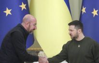 Przewodniczący Michel powitał prezydenta Zełenskiego w siedzibie Rady Europejskiej w Brukseli