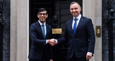 Prezydent Duda w Londynie: B9 będzie rozmawiać o oczekiwaniach wobec szczytu NATO w Wilnie