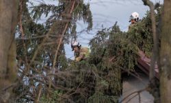 RCB: w niedzielę rano ponad 13 tys. odbiorców bez prądu, 401 opóźnionych pociągów