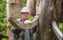 Józef Wilkoń w Rzeszowie na 15 lat podkarpackiej Zachęty