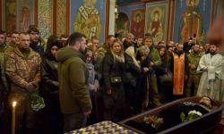 Ukraina: w Kijowie pożegnano legendarnego dowódcę. "Da Vinci" został pośmiertnie odznaczony