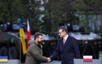 Premier Morawiecki i prezydent Zełenski podpisali list intencyjny ws. dostaw sprzętu obronnego