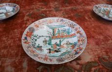 Porcelana podarowana Janowi III Sobieskiemu na wystawie w Muzeum - Zamku w Łańcucie