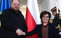 Marszałek Witek powitała w Sejmie przewodniczącego Rady Najwyższej Ukrainy