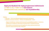 Rusza kolejna edycja Akademii 50+ w Rzeszowie