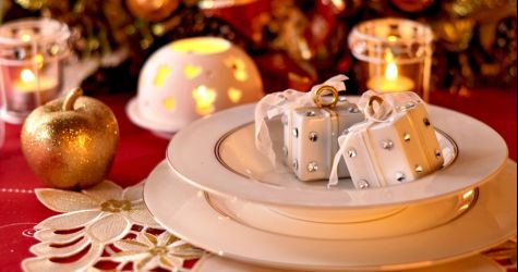 Stół zaskakująco wigilijny