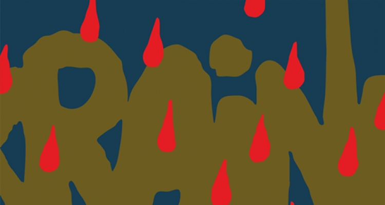 plakat pt. "Ukraina" (2014), autorstwa Wiesława Grzegorczyka