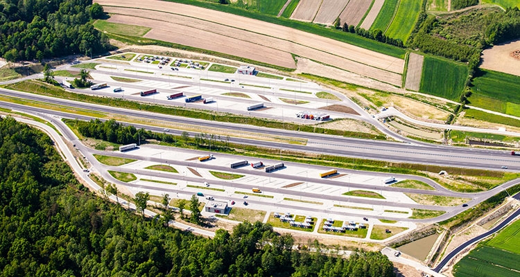 MOP kat.I przy A4 Jawornik i Jastrząbka Fot. GDDKiA Rzeszów