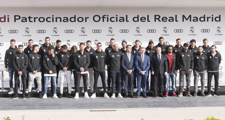 Audi przekazało nowe, służbowe samochody gwiazdom Realu Madryt