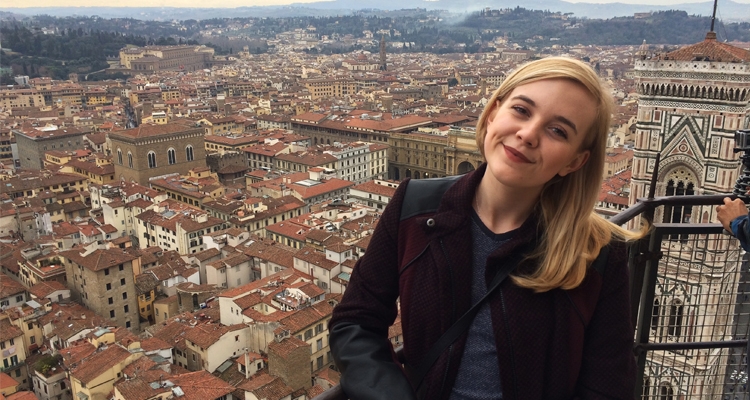 Angelika Fila we Florencji Fot. Angelika Fila