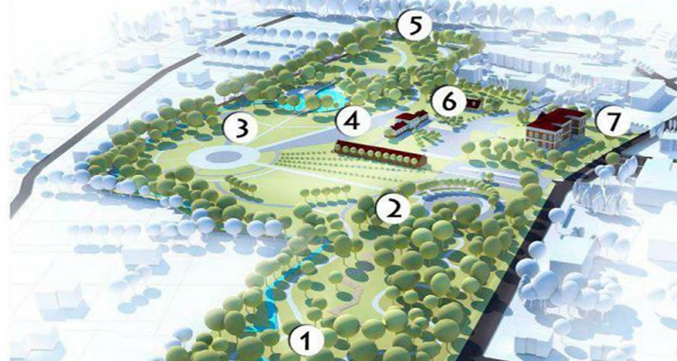 - Wizualizacja parku przygotowana parę lat temu w Biurze Rozwoju Miasta Fot. Urząd Miasta Rzeszowa